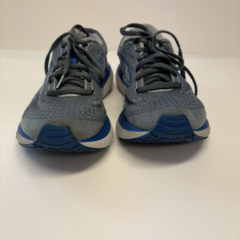 Brooks Mens Glycerin 19 1103561D095 Gray Blue Running Shoes Sneakers Size 8 - Picture 7 of 11